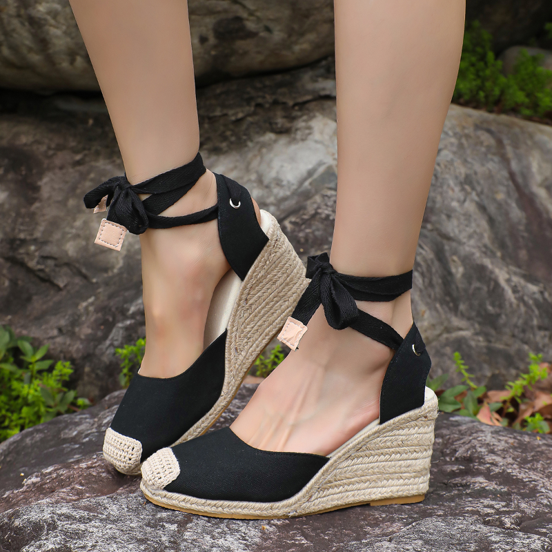 Espadrille Slip On - Wedges Shoes for Women Slip on