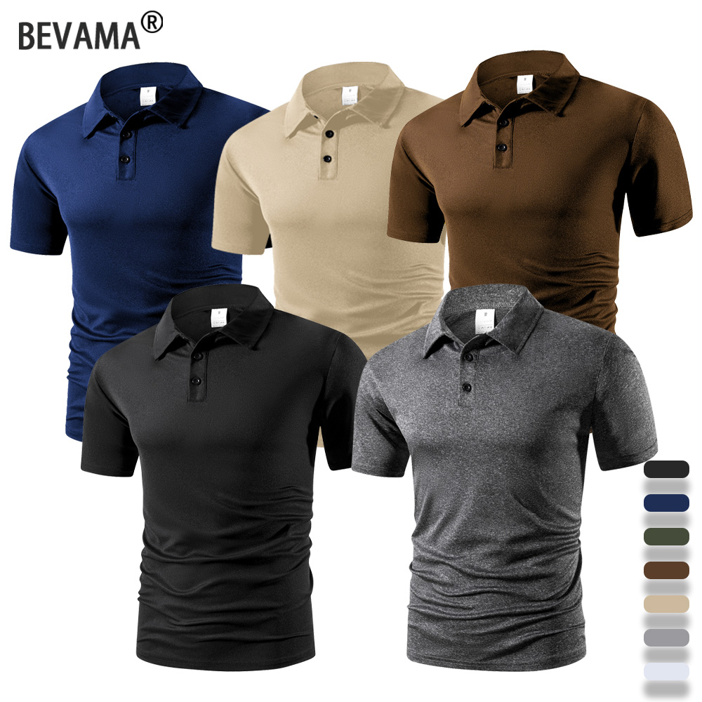 Polo Shirt Pique - Men's Summer Polo Shirt Casual Breathable