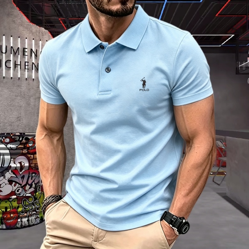 Polo Shirt Pique - 100% pure cotton high-end brand men's