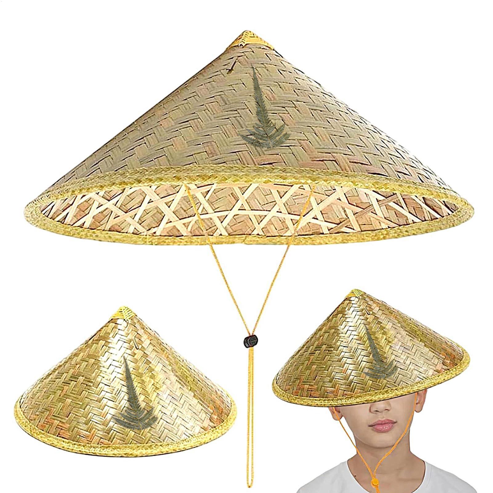 Chinese Straw Hat Handmade Rat - Bucket Hat Straw reseña y precio