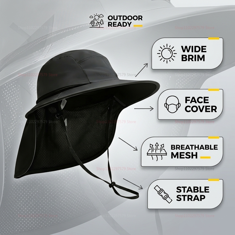 Unisex Wide Brim Panama Straw  - Bucket Hat Straw reseña y precio