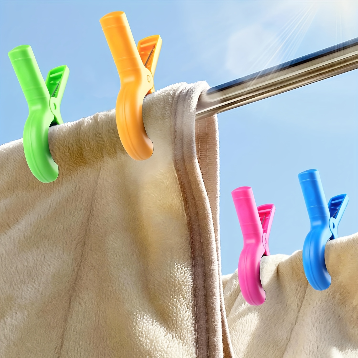 Towel Clips for Beach Chairs,  - Beach Towel Large reseña y precio