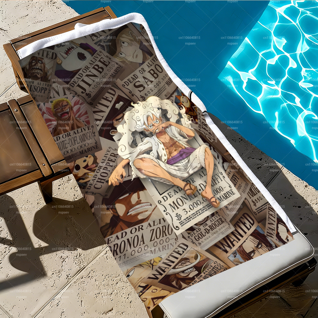 Retro Pirate Wanted Bounty Lar - Beach Towel Large reseña y precio