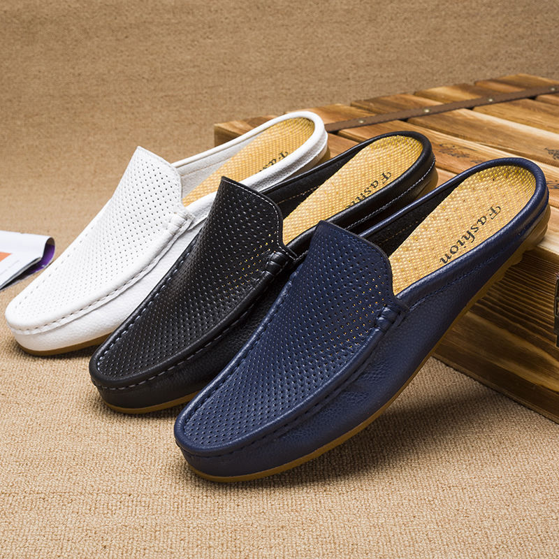Men Casual Loafers Fashion Out - Flip Flop Leather Men reseña y precio