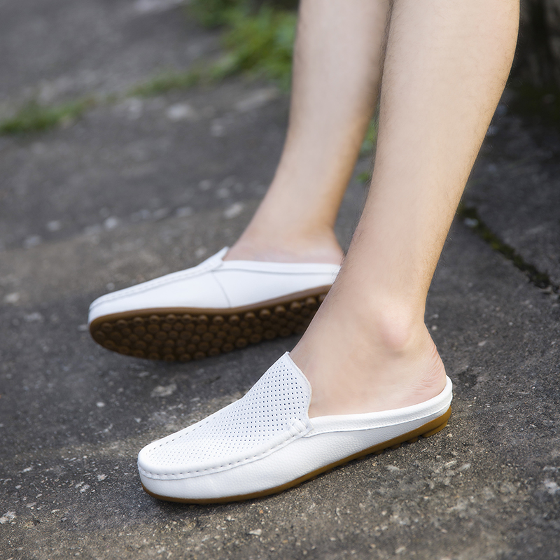 Men Casual Loafers Fashion Out - Flip Flop Leather Men reseña y precio