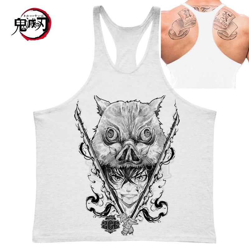 Demon Slayer Tanjiro's Hinokam - Tank Top Muscle reseña y precio
