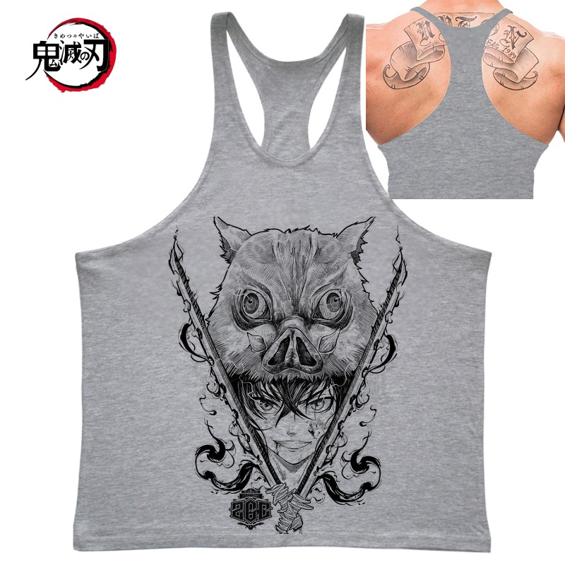 Demon Slayer Tanjiro's Hinokam - Tank Top Muscle reseña y precio
