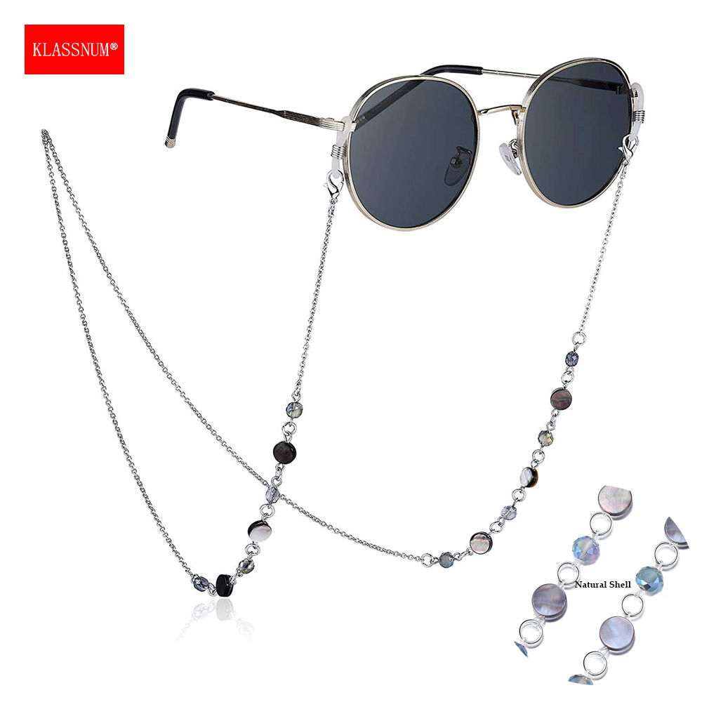 KLASSNUM Women Natural Shell C - Sunglass Retainer Cord reseña y precio