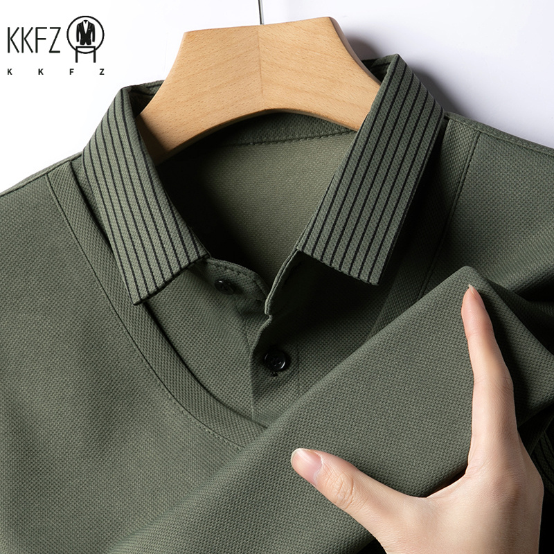 Men's Casual Fashion Long Slee - Polo Shirt Pique reseña y precio