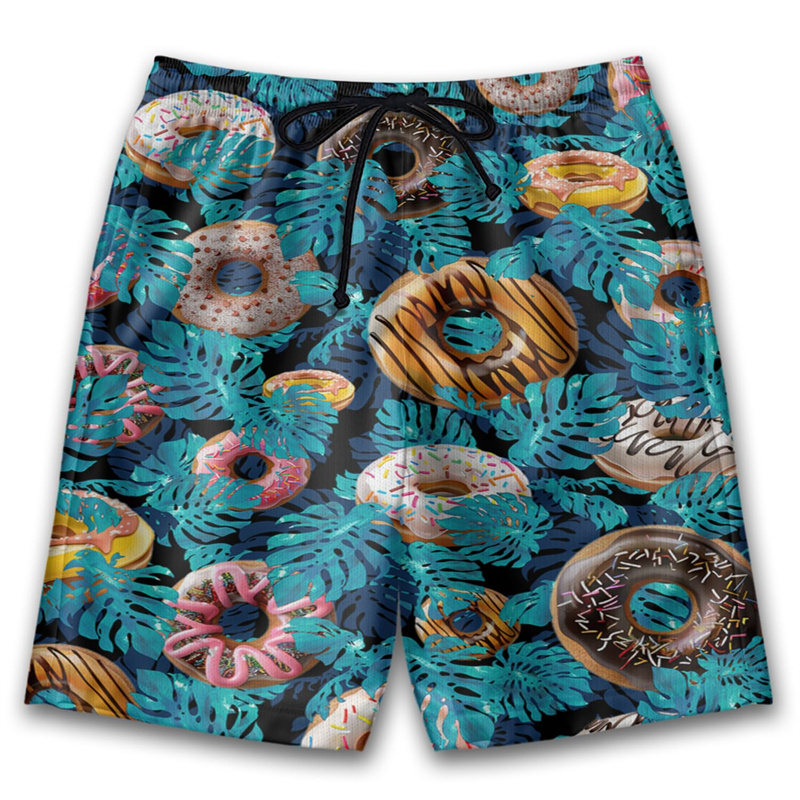 3D Printed Cute Donut Short Pa - Trunks Board Surf reseña y precio