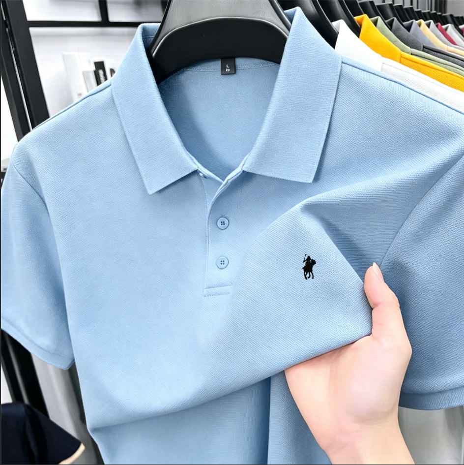 2026 Summer Men's Pique Cotton - Polo Shirt Pique reseña y precio