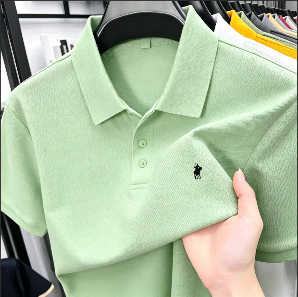 2026 Summer Men's Pique Cotton - Polo Shirt Pique reseña y precio
