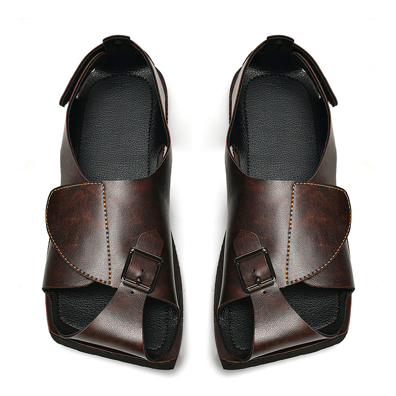 Plus Size 48 Leather Sandals M - Flip Flop Leather Men reseña y precio