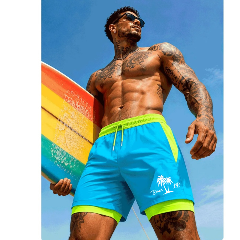 Men'S Swimming Trunks Palm Tre - Trunks Board Surf reseña y precio