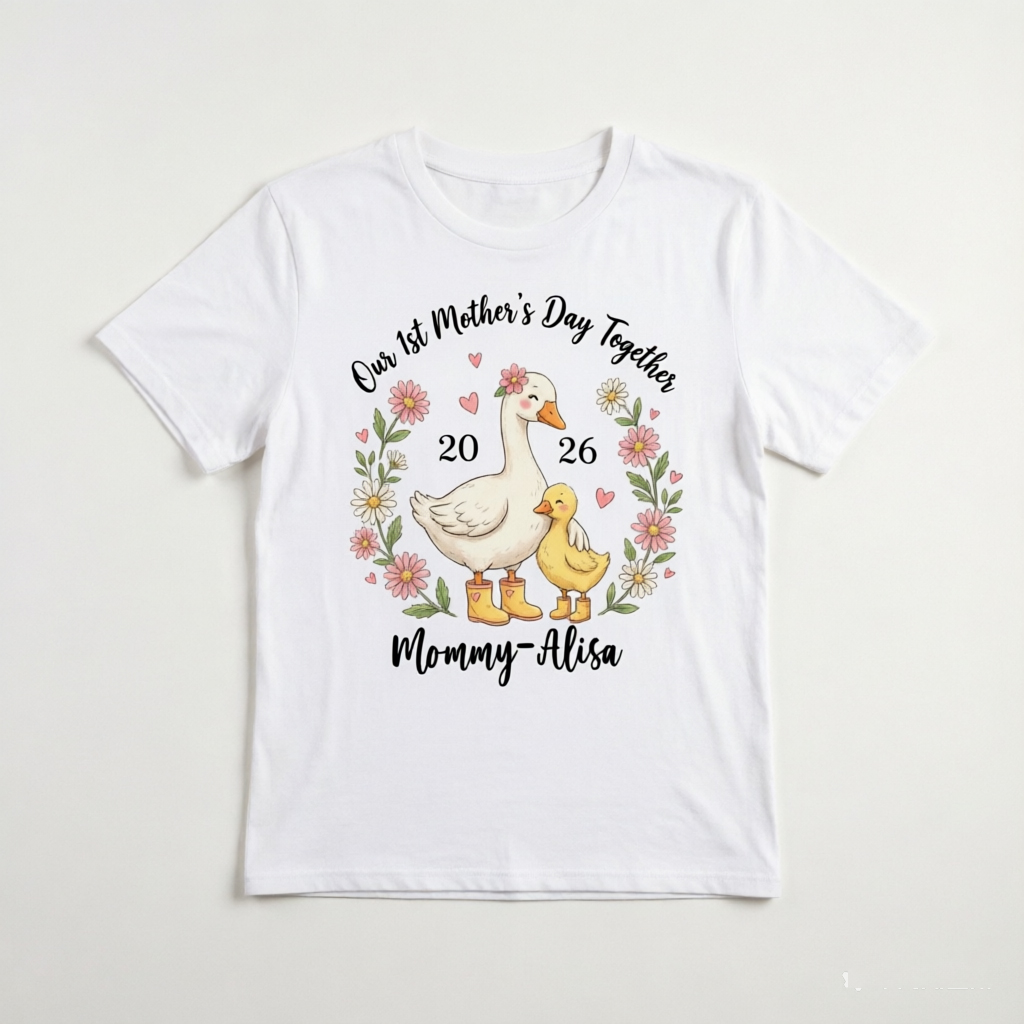 Mommy  Matching Graphic T Shir - Tee Graphic Print reseña y precio