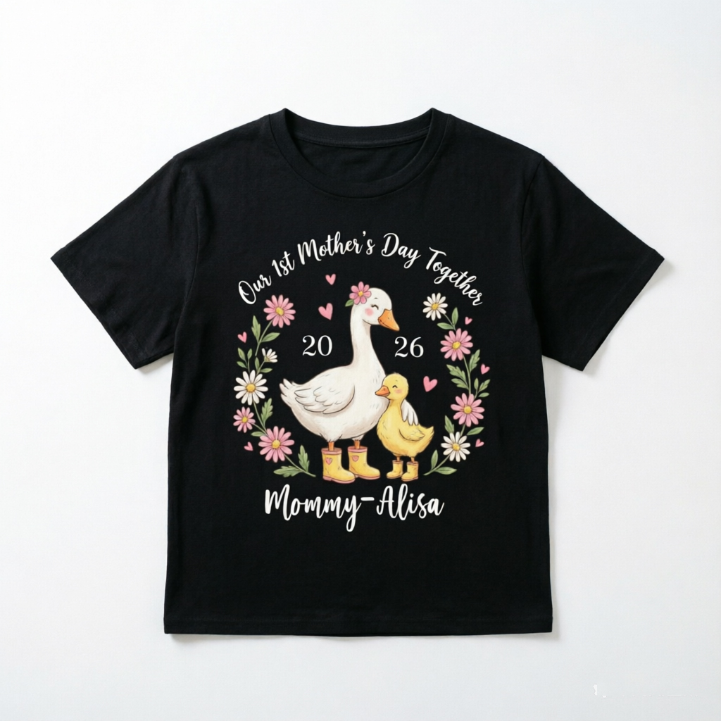 Mommy  Matching Graphic T Shir - Tee Graphic Print reseña y precio