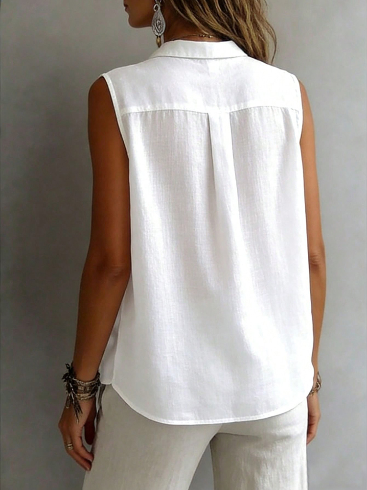 Fashionable and Elegant Sleeve - Shirt Camp Collar reseña y precio