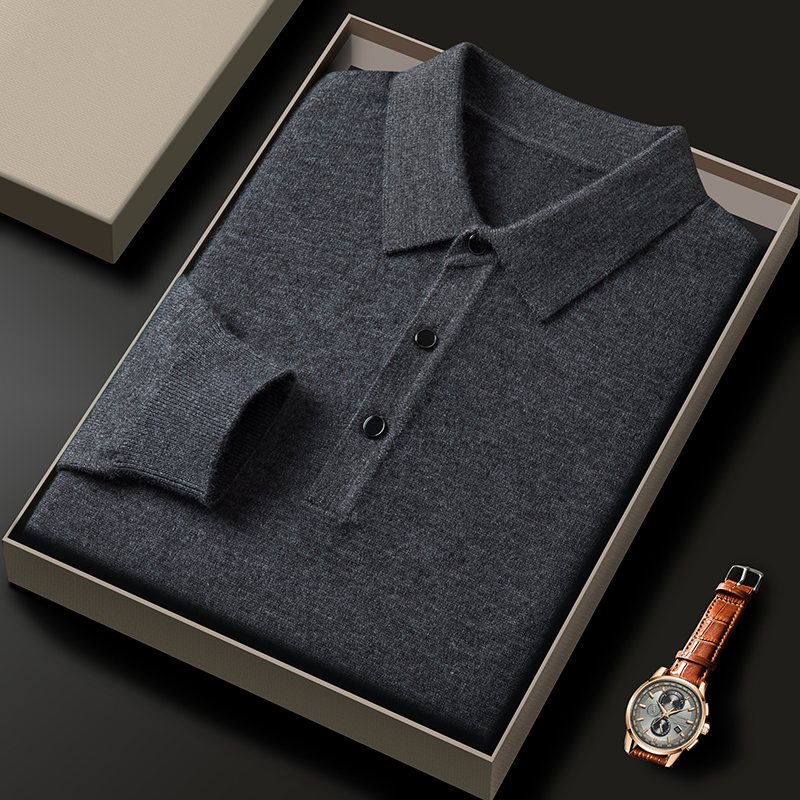 Fashion luxury knitted long sl - Polo Shirt Pique reseña y precio