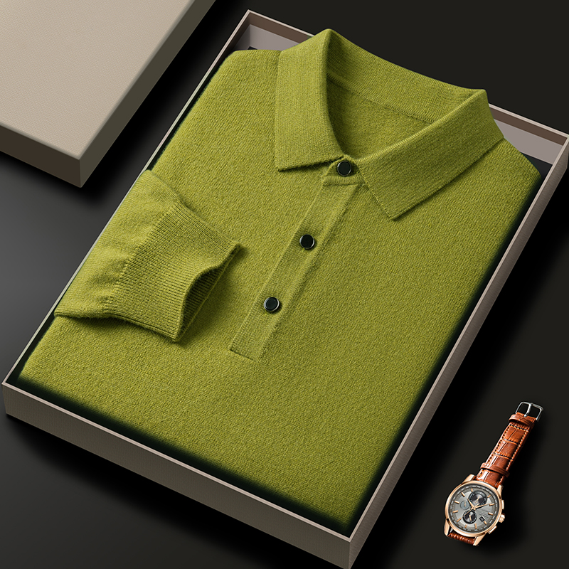Fashion luxury knitted long sl - Polo Shirt Pique reseña y precio